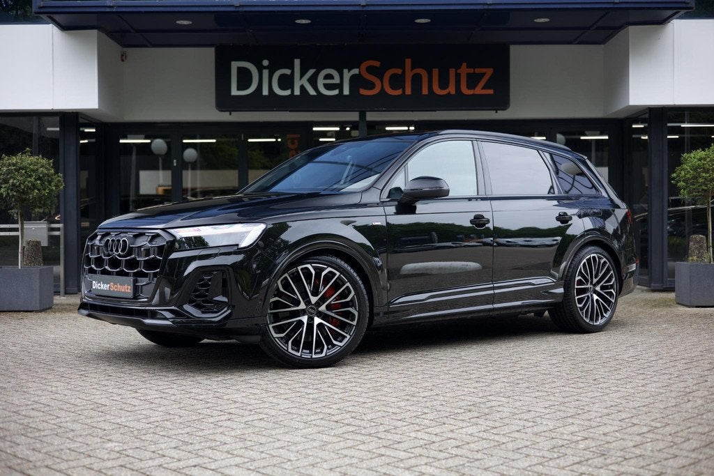 Audi Q7 60 TFSIe Competition Vierwielb. | Massage | Trekhaak, Auto's, Audi, Automaat, 2995 cc, Bedrijf, 489 pk