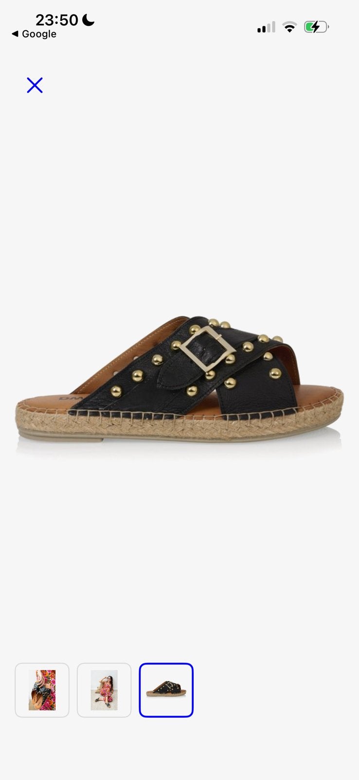Nieuw esprilles dwars 39, Zwart, Nieuw, Ophalen of Verzenden, Espadrilles of Moccasins