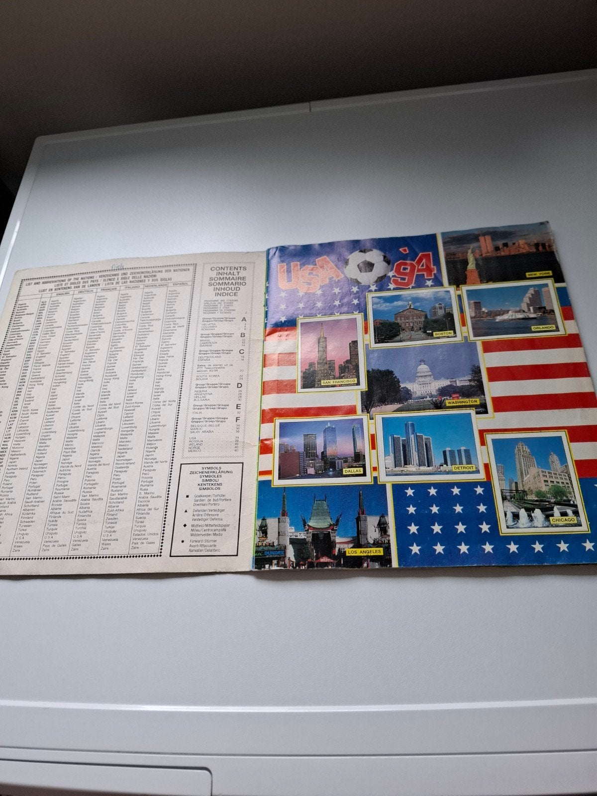 Te koop: een compleet panini album van de WK 1994, Verzenden, Buitenlandse clubs, Boek of Tijdschrift