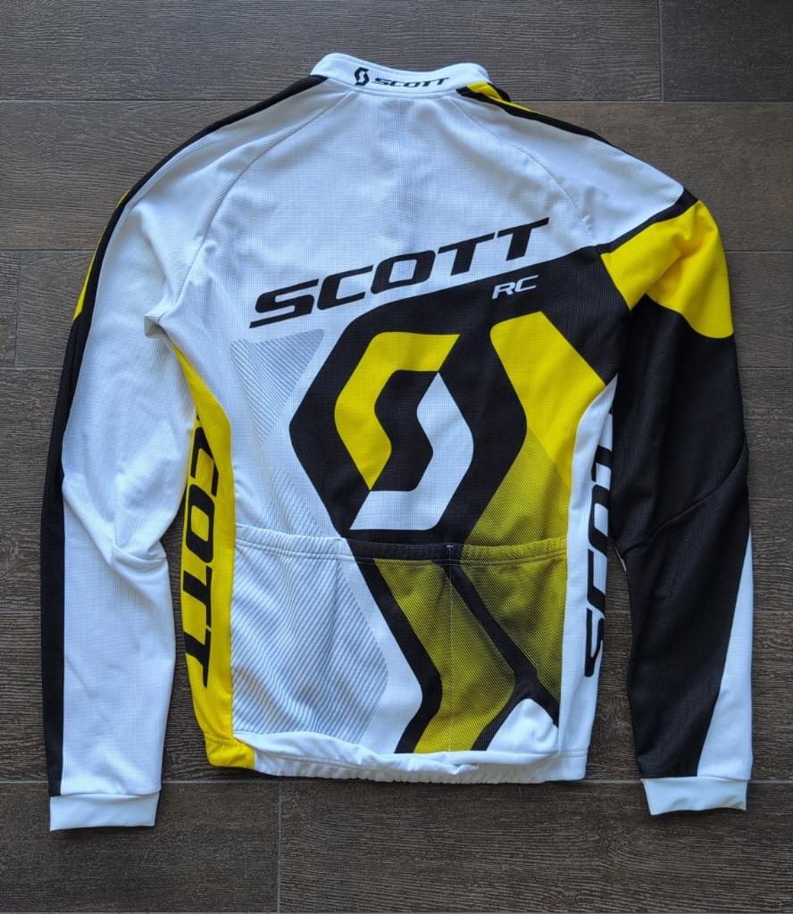 Scott longsleeve fiets jersey M, Fietsen en Brommers, Fietsaccessoires | Fietskleding, Ophalen, Zo goed als nieuw, Scott, Bovenkleding