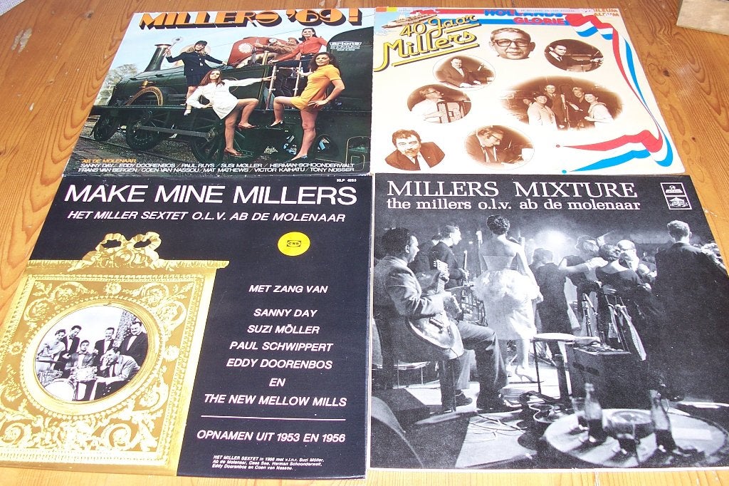 millers 8 lp's, LP, Gebruikt, Overige genres, Ophalen of Verzenden