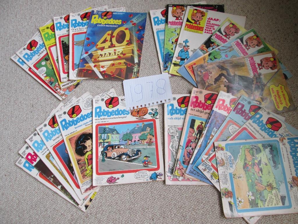 weekblad Robbedoes 1978 41e jaargang ca. 20 stuks, Ophalen, Gelezen, Overige typen