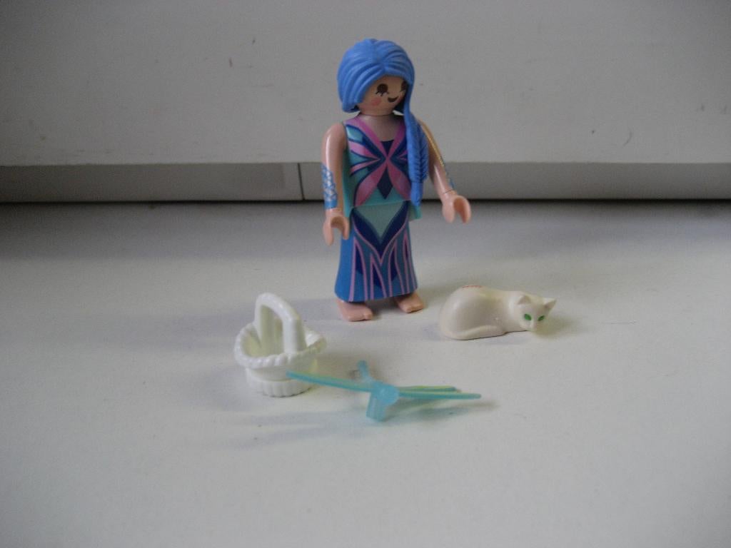 playmobil nimf met poes en libelle, Ophalen of Verzenden, Zo goed als nieuw