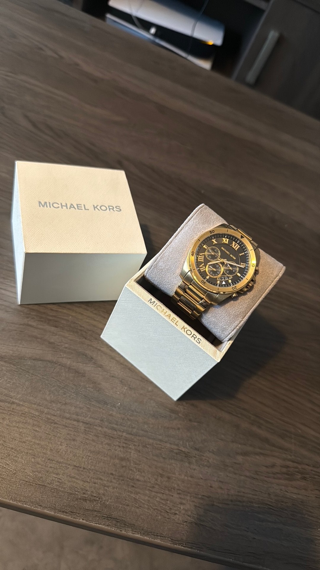 Michael Kors MK 8481, Overige merken, Staal, Polshorloge, Ophalen of Verzenden