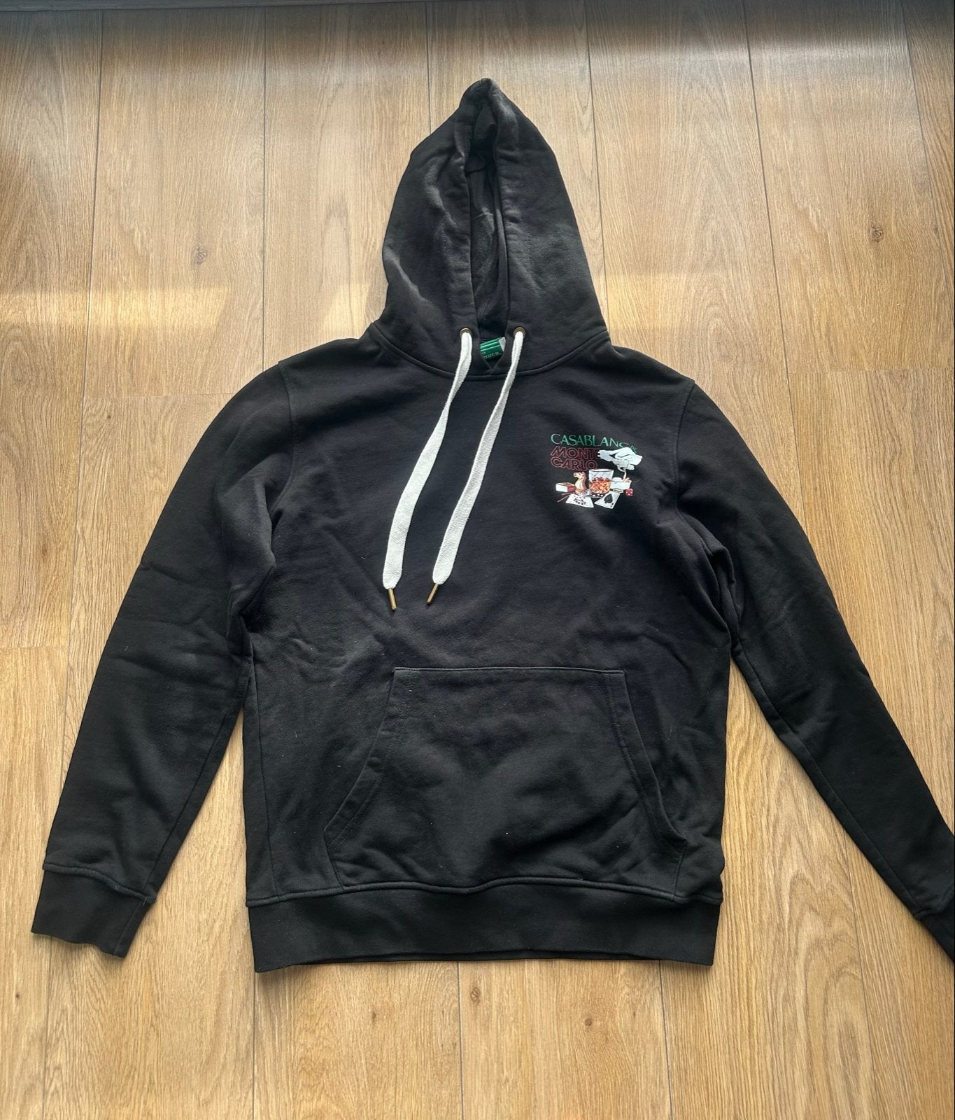 Casablanca Monte Carlo Hoodie Zwart Maat M, Kleding | Heren, Ophalen of Verzenden, Gedragen, Maat 48/50 (M), Zwart