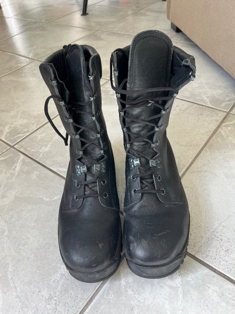 Gedragen paar Neskrid Model 18 Combat Boots maat 45B, Verzenden, Gebruikt, Schoenen