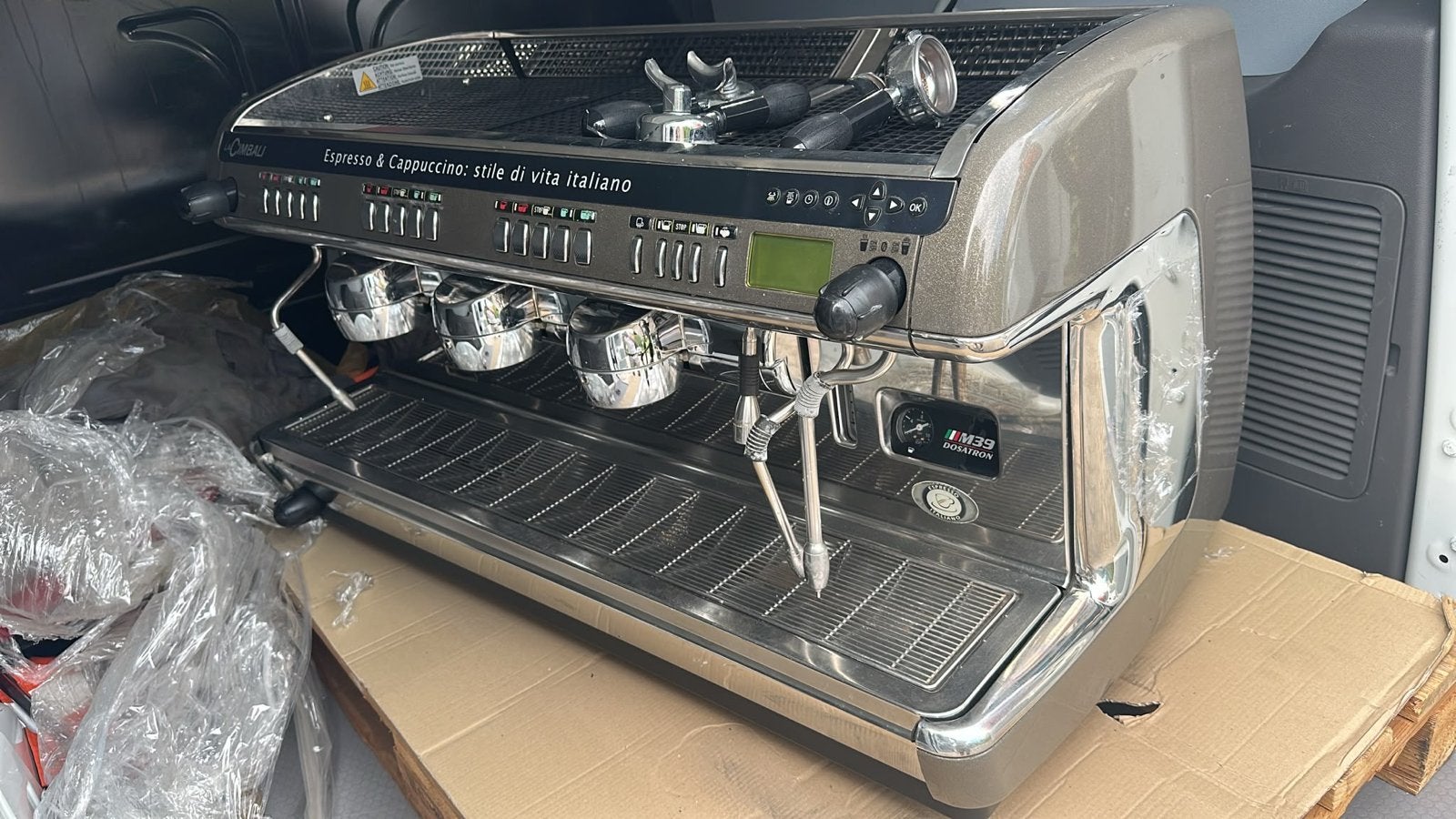 La Cimbali M39 Dosatron GT 3-groeps Espressomachine, Ophalen, Gebruikt, Espresso apparaat