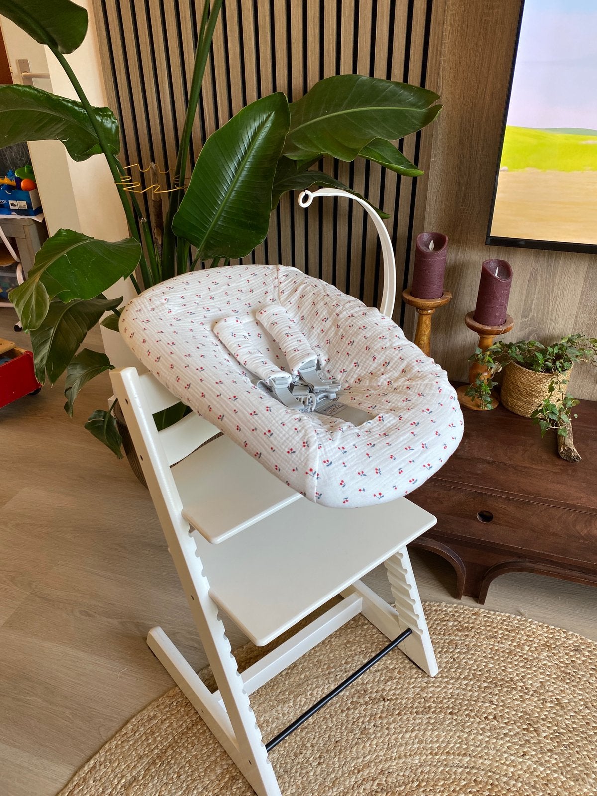 Hydrofiel hoes voor Newborn set van stokke tripp trapp, Kinderen en Baby's, Ophalen of Verzenden, Nieuw, Meegroeistoel, Stoelverkleiner