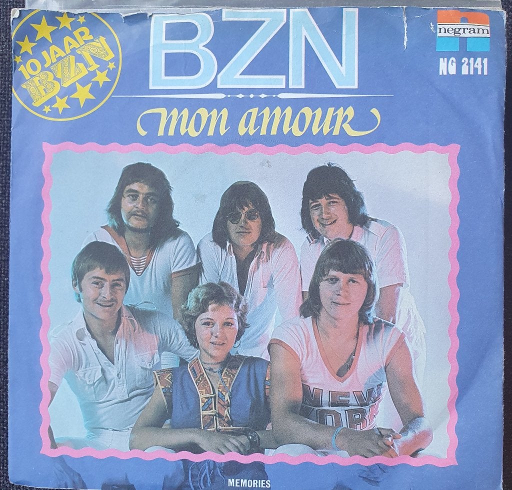 BZN - Mon Amour, Cd's en Dvd's, Gebruikt, Verzenden, 7 inch, Fotohoes