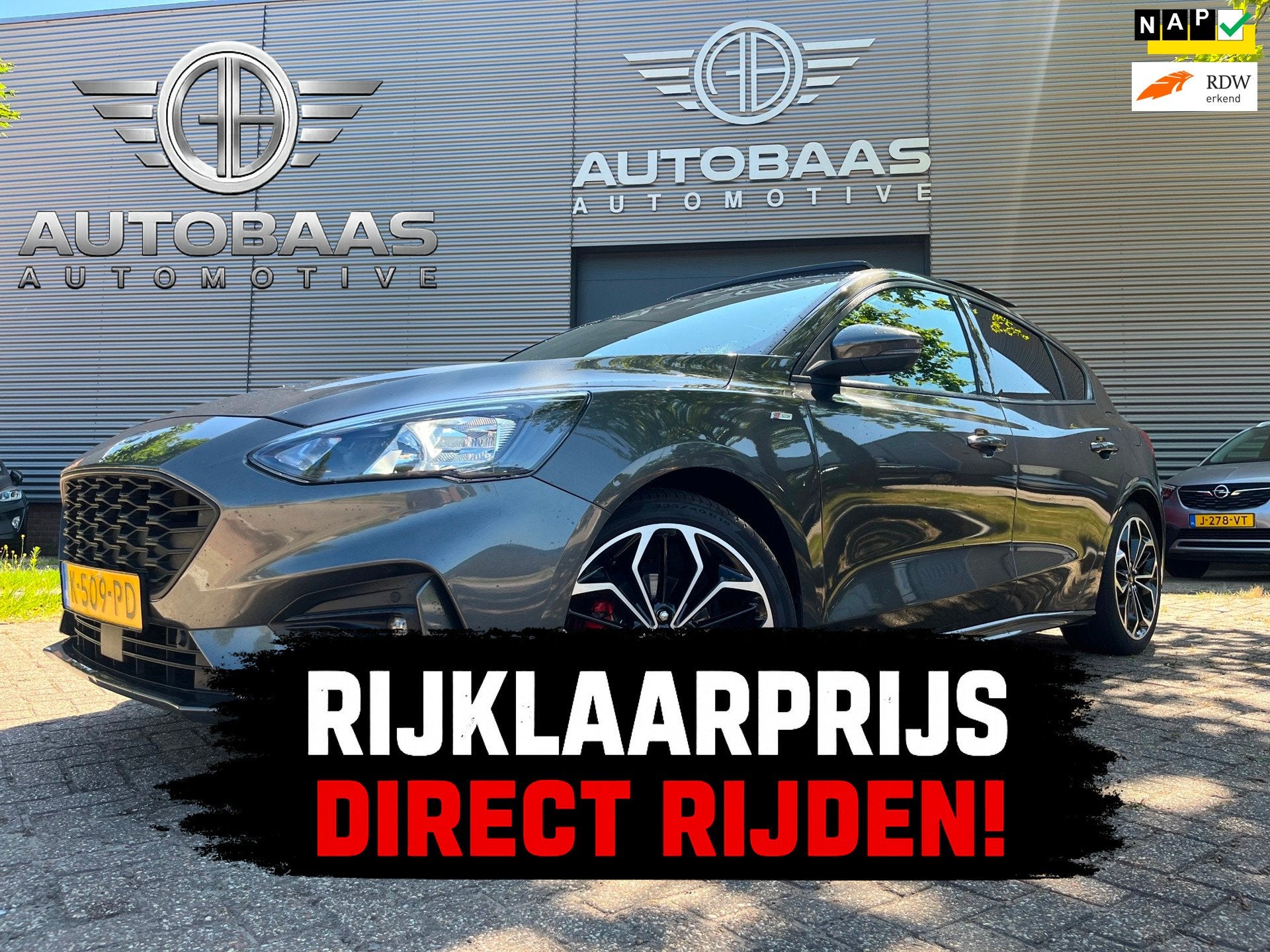 Ford Focus 1.0 Hybrid ST Line X NL-AUTO+1EIG+NAP+PANORAMADAK, Auto's, Gebruikt, Origineel Nederlands, Hybride Elektrisch/Benzine