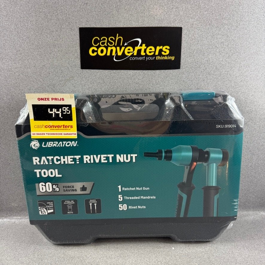 Libraton Klinknagel ratel nutsert toolkit | nieuw | 416075, Ophalen of Verzenden, Gebruikt, Overige typen, Overige merken