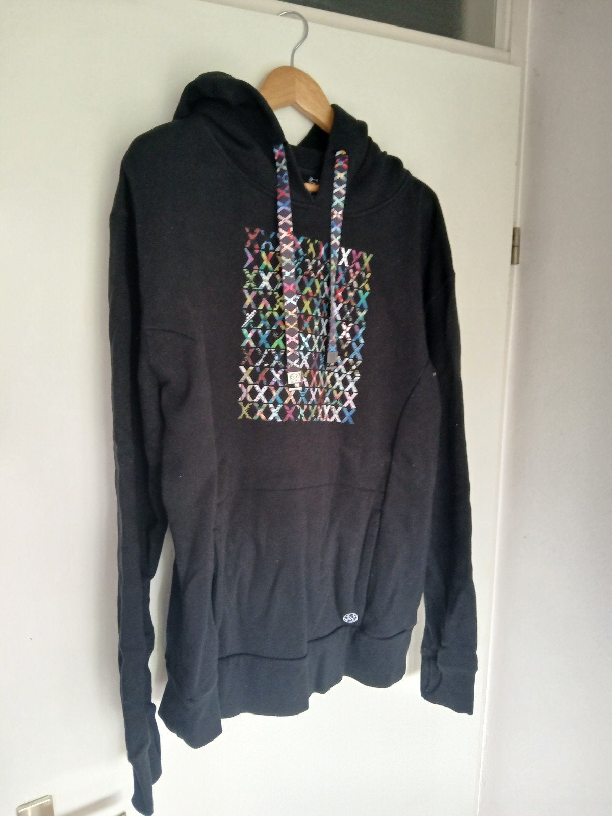 Zwarte XXX Zox hoodie maat M Inclusief XXX string, Maat 38/40 (M), Zwart, Ophalen of Verzenden, Zox