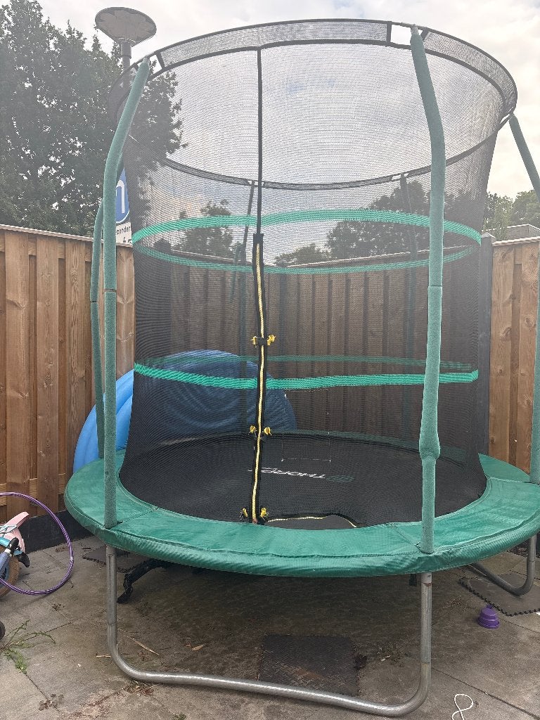 Trampoline, Kinderen en Baby's, Speelgoed | Buiten | Trampolines, Ophalen, Gebruikt