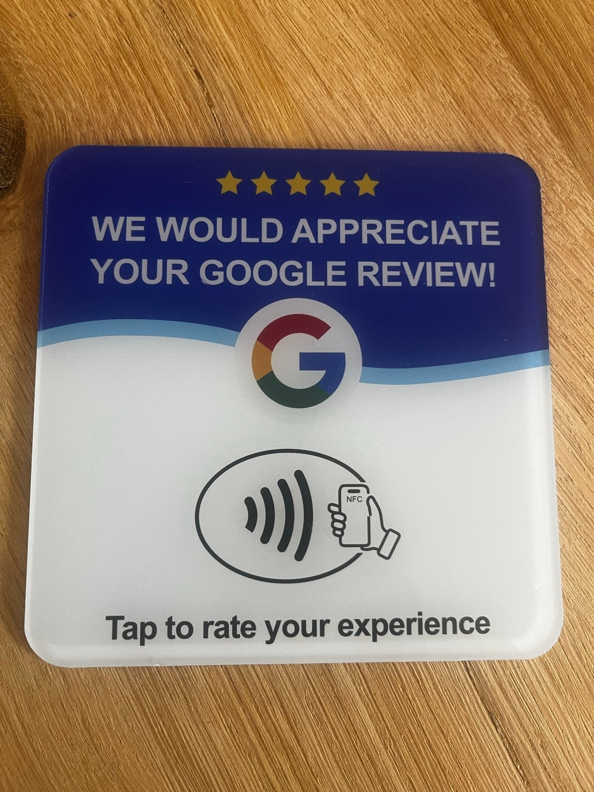Google NFC Review Kaarten, makkelijk reviews voor je bedrijf, Ophalen of Verzenden, Nieuw