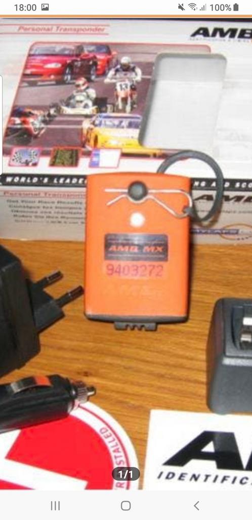 Te koop gevraagd AMB MX Transponder Mylaps., Ophalen of Verzenden