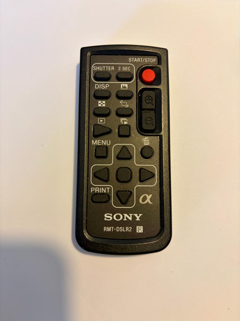 Sony RMT-DSLR2 Draadloze Afstandsbediening, Ophalen of Verzenden, Zo goed als nieuw, Origineel