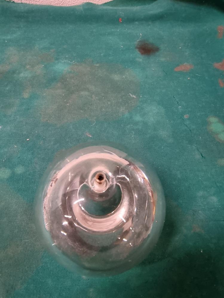 olielamp bol kristal glas, Ophalen of Verzenden, 'T Olde Gre-j, Info@toldegrej.nl, Endepoelstraat 20f Didam