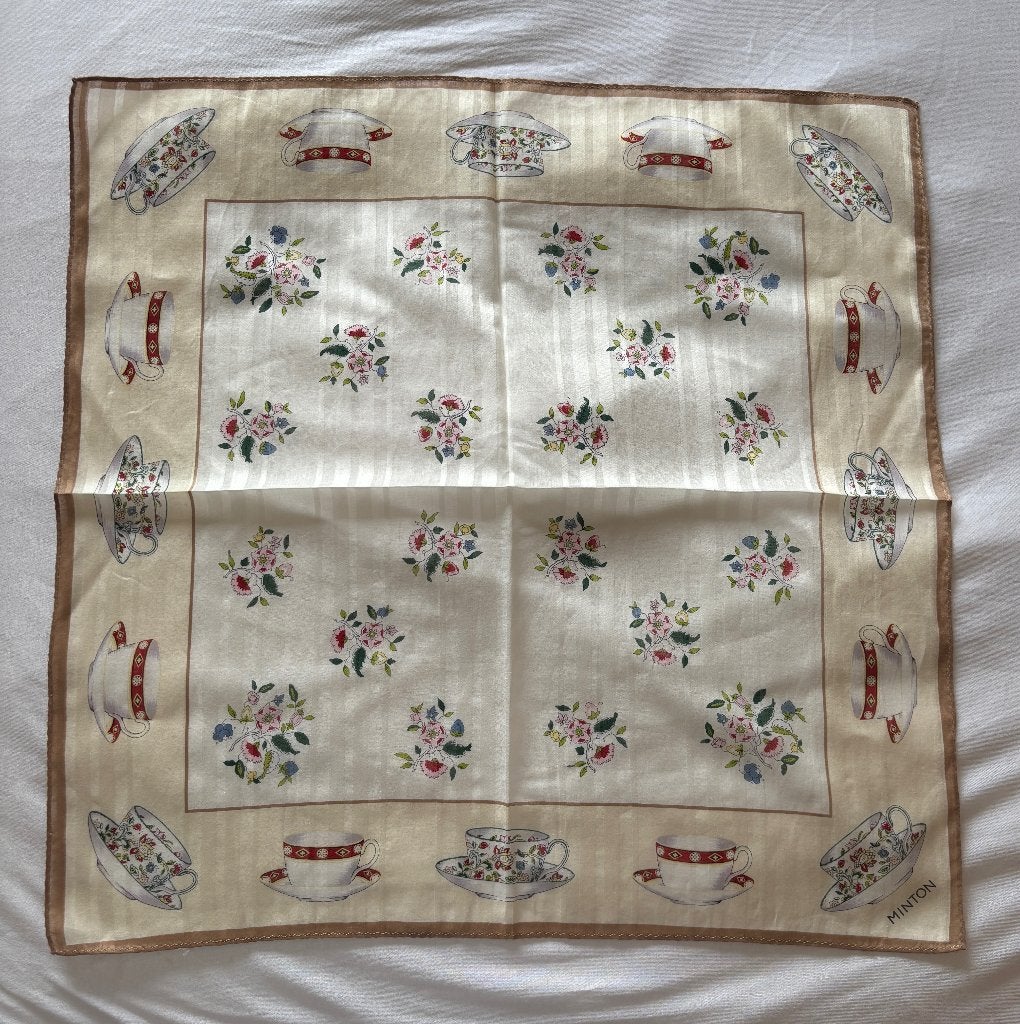Minton Haddon Hall katoen handkerchief/kleedje, Overige materialen, Verzenden, Overige typen, Nieuw