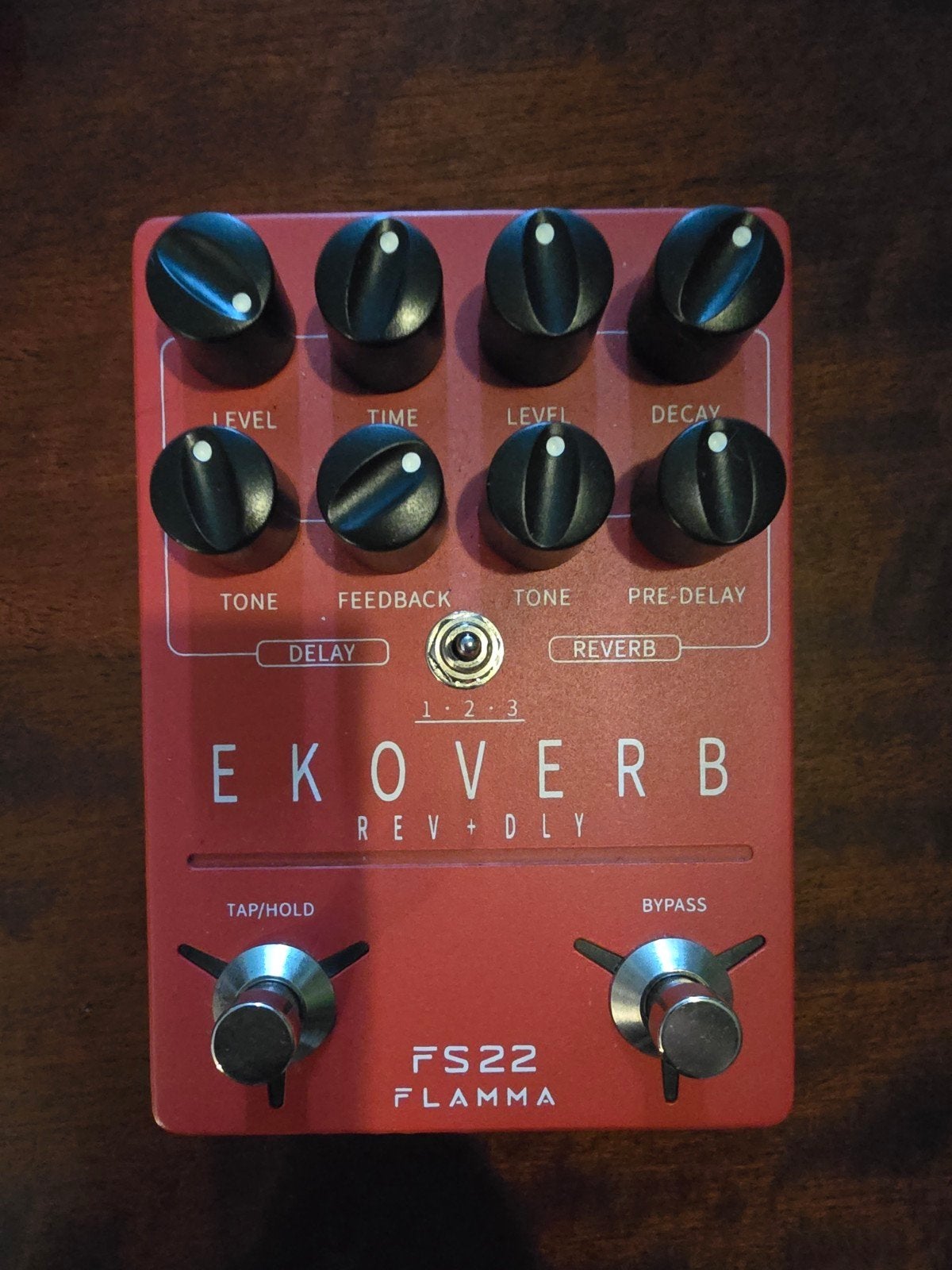 Flamma FS22 Ekoverb Reverb & Delay Gitaar Pedaal, Ophalen of Verzenden, Zo goed als nieuw, Delay of Echo