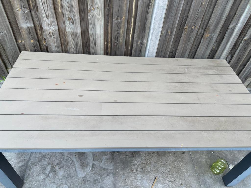 Tuin tafel, Ophalen, Zo goed als nieuw, Rechthoekig, Hout
