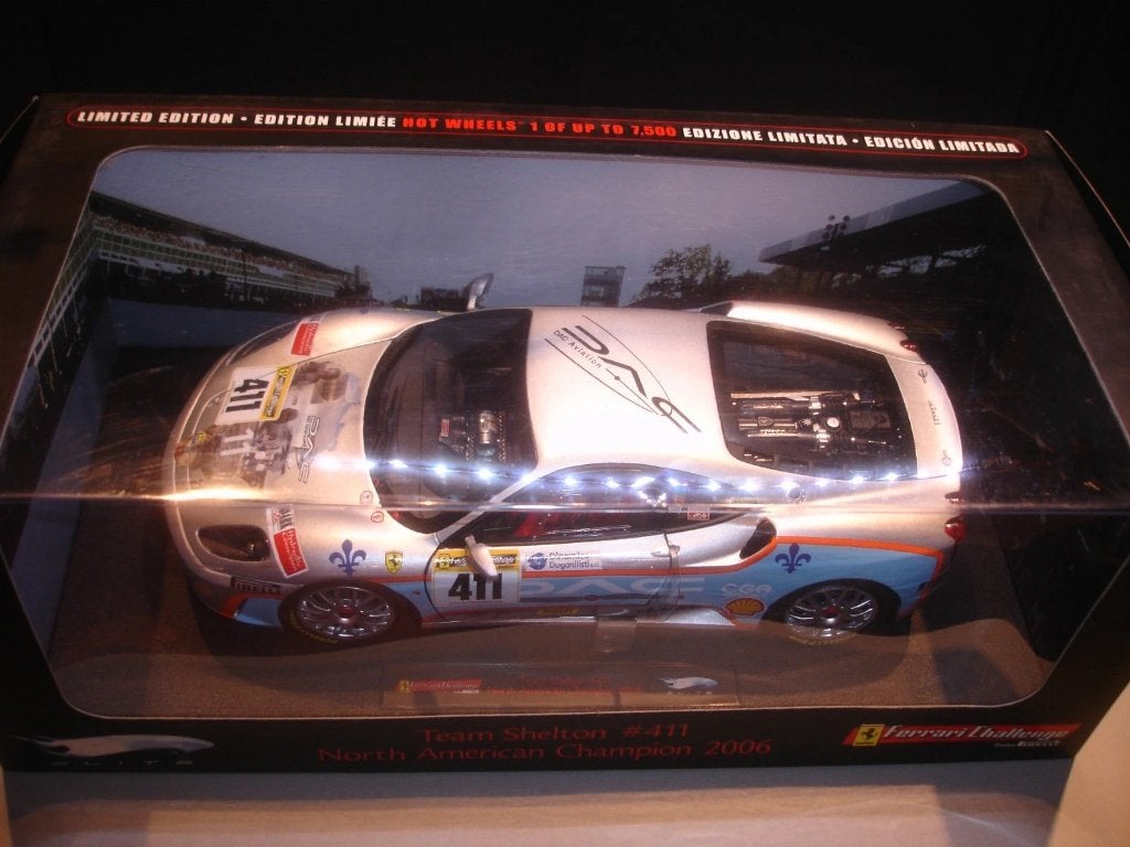 FERRARI F430 TEAM SHELTON NORTH AMERICAN CHAMPION, Ophalen of Verzenden, Nieuw, Auto, Hot Wheels