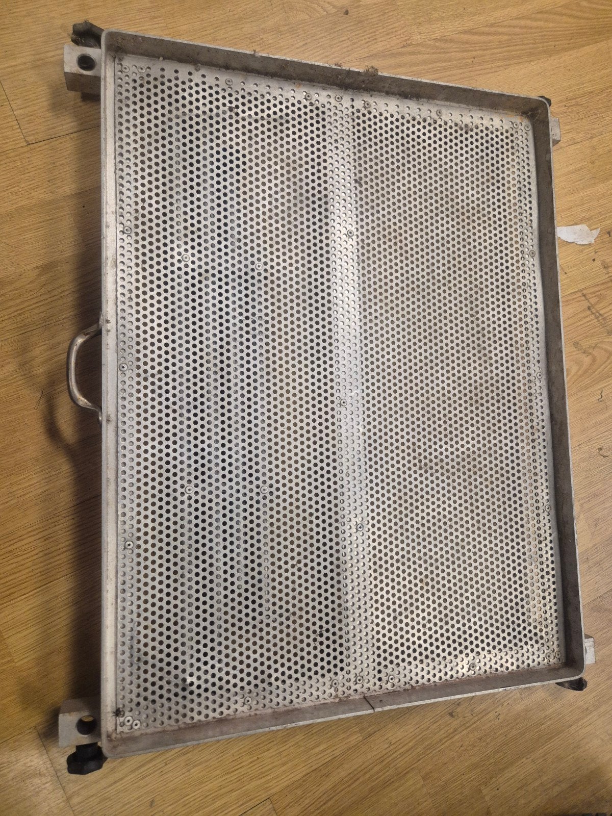 aluminium vis plateau, Ophalen, Gebruikt