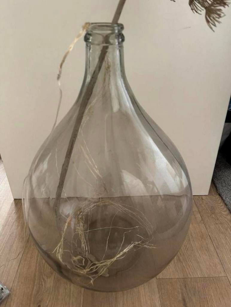 Wijn- gistfles, Huis en Inrichting, Woonaccessoires | Vazen, Ophalen, Overige kleuren, Glas, 50 tot 75 cm