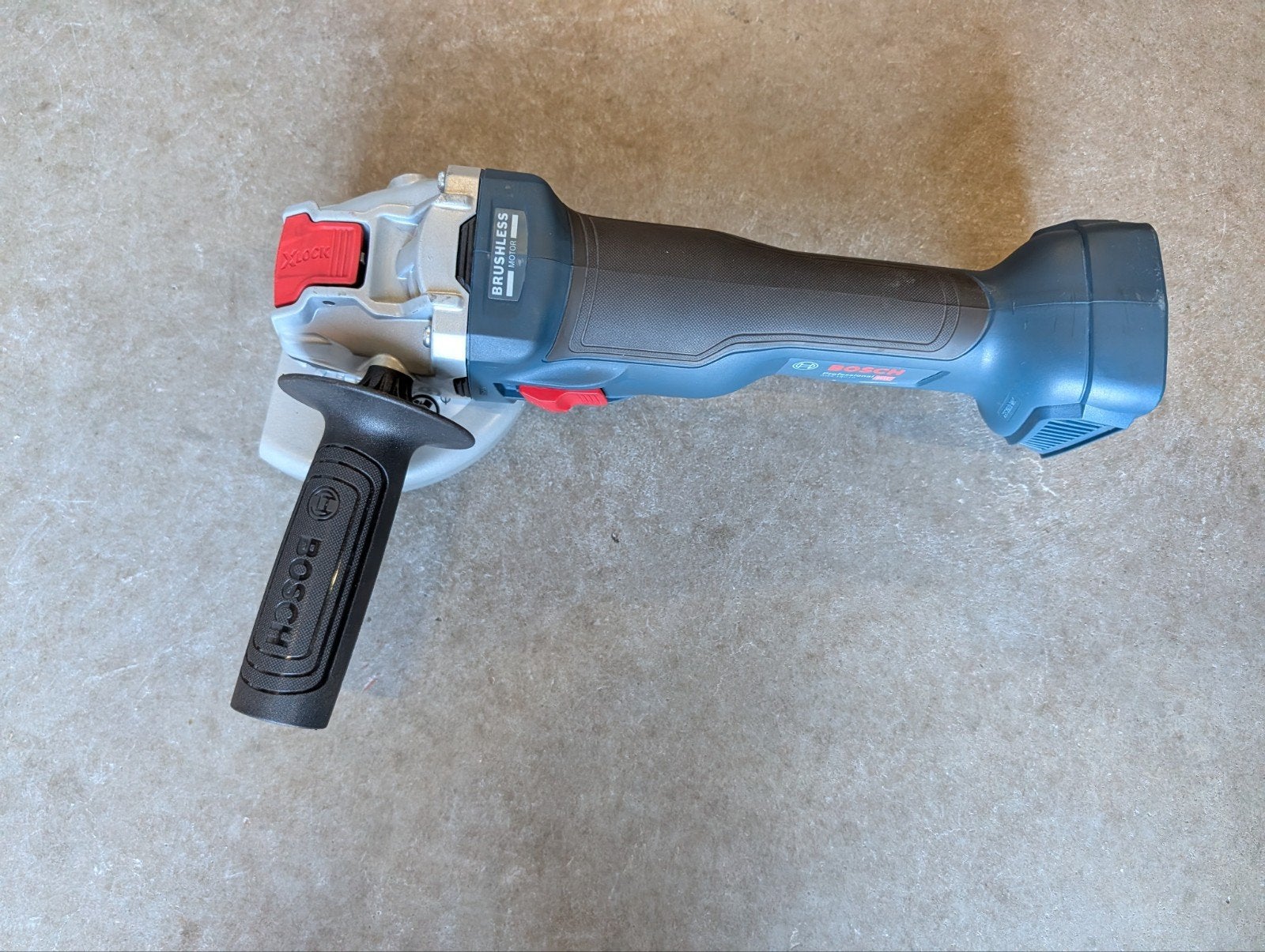 Bosch Professional GWX 18V-10 Haakse Slijper, Ophalen of Verzenden, Zo goed als nieuw, 1000 watt of meer, Haakse handslijpmachine