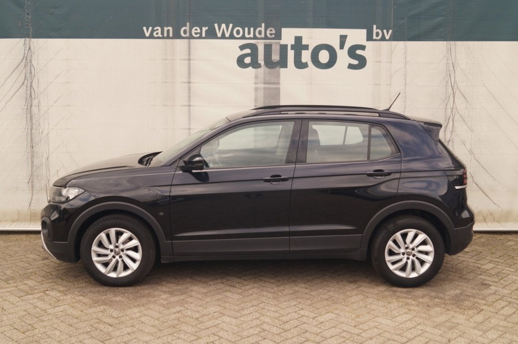 Volkswagen T-Cross 1.0 TSI Life -NAVI-PDC-AIRCO-DAB-CARPLAY-, Dealer onderhouden, Gebruikt, Euro 6, 95 pk
