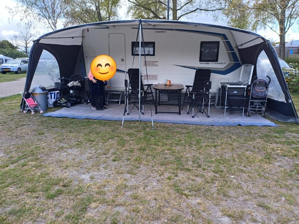 Dorema Mondial luifel. Maat 12 compleet met frame, Caravans en Kamperen, Ophalen of Verzenden, Gebruikt
