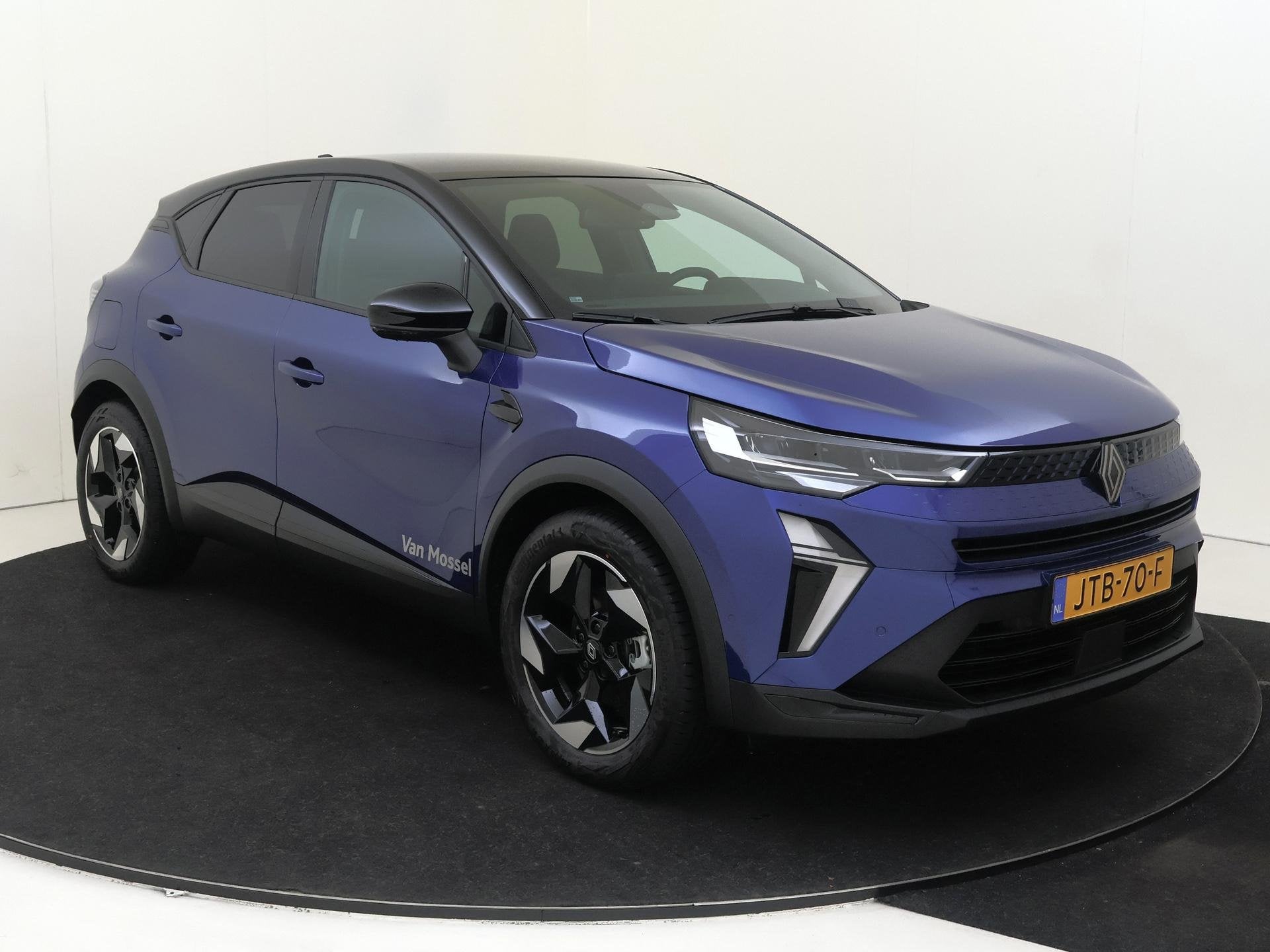 Renault Captur techno full hybrid E-Tech 160 | Pack winter |, Auto's, 1789 cc, 4 cilinders, Blauw, Origineel Nederlands