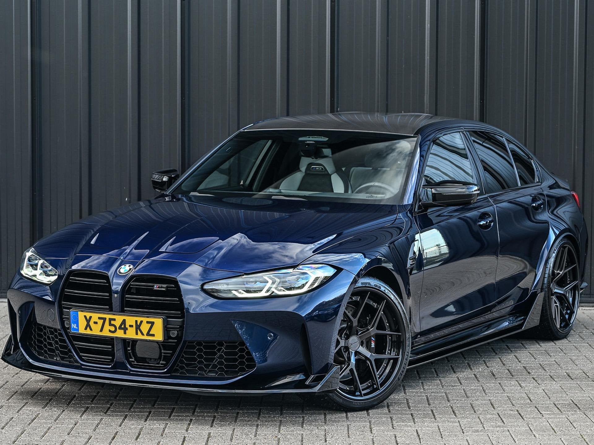 BMW 3-serie M3 xDrive Competition | Carbon | Laser Light | 3, Auto's, Automaat, Gebruikt, Euro 6, Blauw
