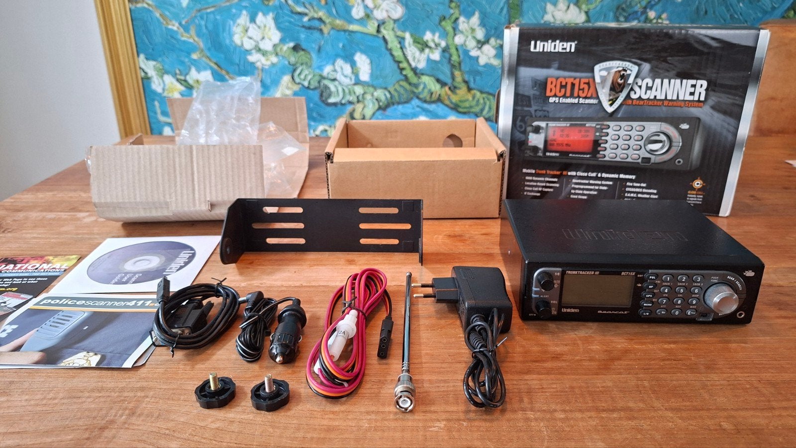 Uniden BCT15X scanner – complete in originele doos, Ophalen of Verzenden, Gebruikt, 500 kanalen of meer