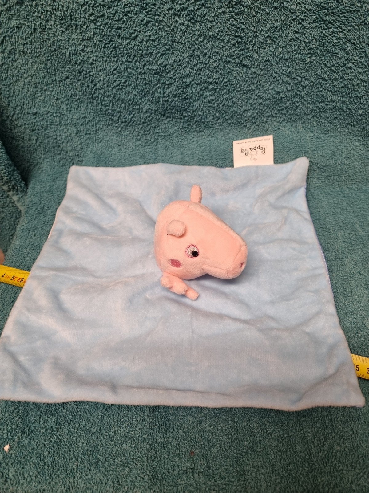 Pepa pig knuffel doekje blauwe nr 3, Ophalen of Verzenden, Overige typen