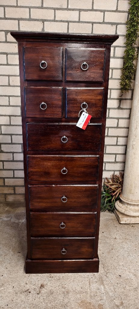 Grote Teak Ladekast, 5 laden of meer, Teakhout, NVT, 50 tot 100 cm