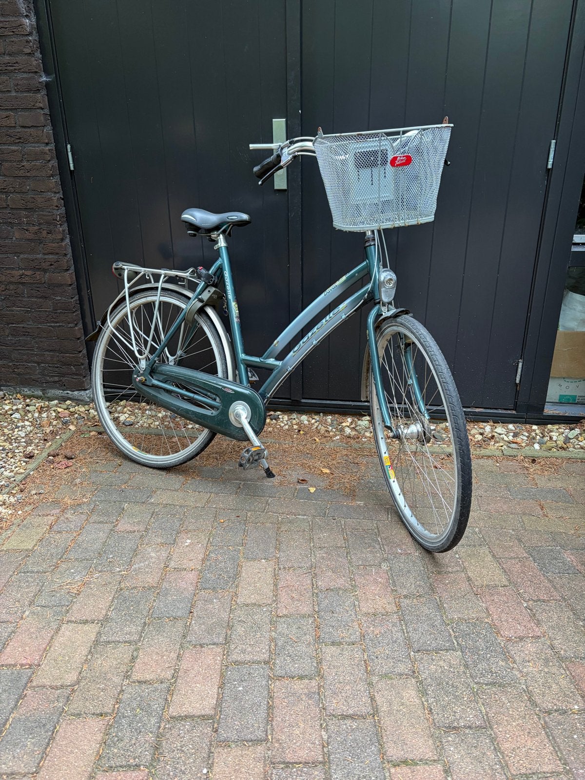 Gazelle dames fiets met versnellingen en mandje, Ophalen, Terugtraprem, Gebruikt, Versnellingen