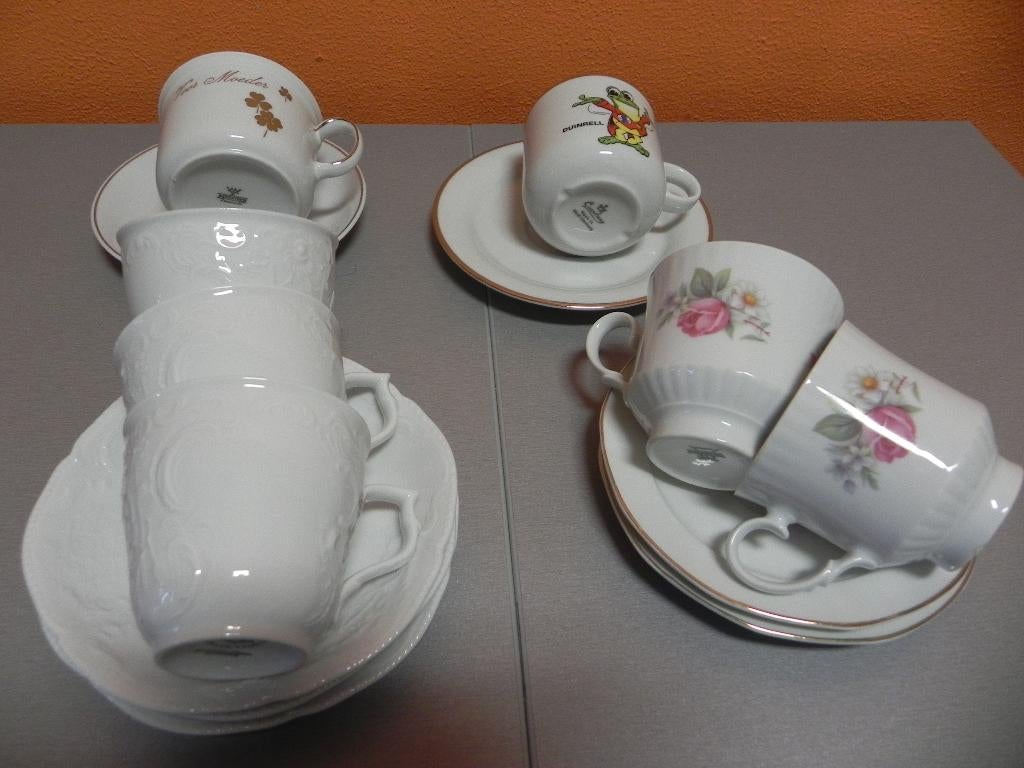 oud servies - mosa - van alles wat - opruiming, Huis en Inrichting, Keuken | Servies, Gebruikt, Ophalen of Verzenden, Bord(en)