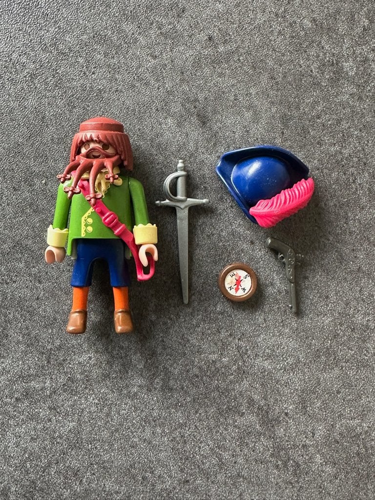 Piratenkapitein Playmobil 4654, Pirates, Gebruikt, Complete set, Overige typen
