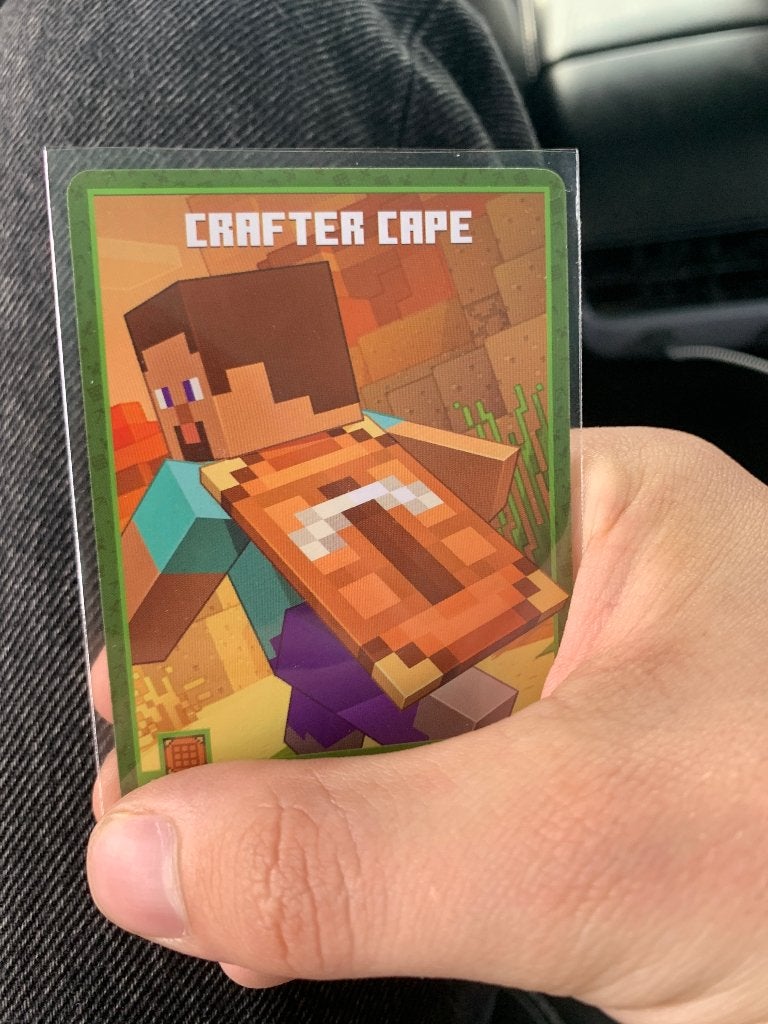 Minecraft twitchcom card, Eén persoon