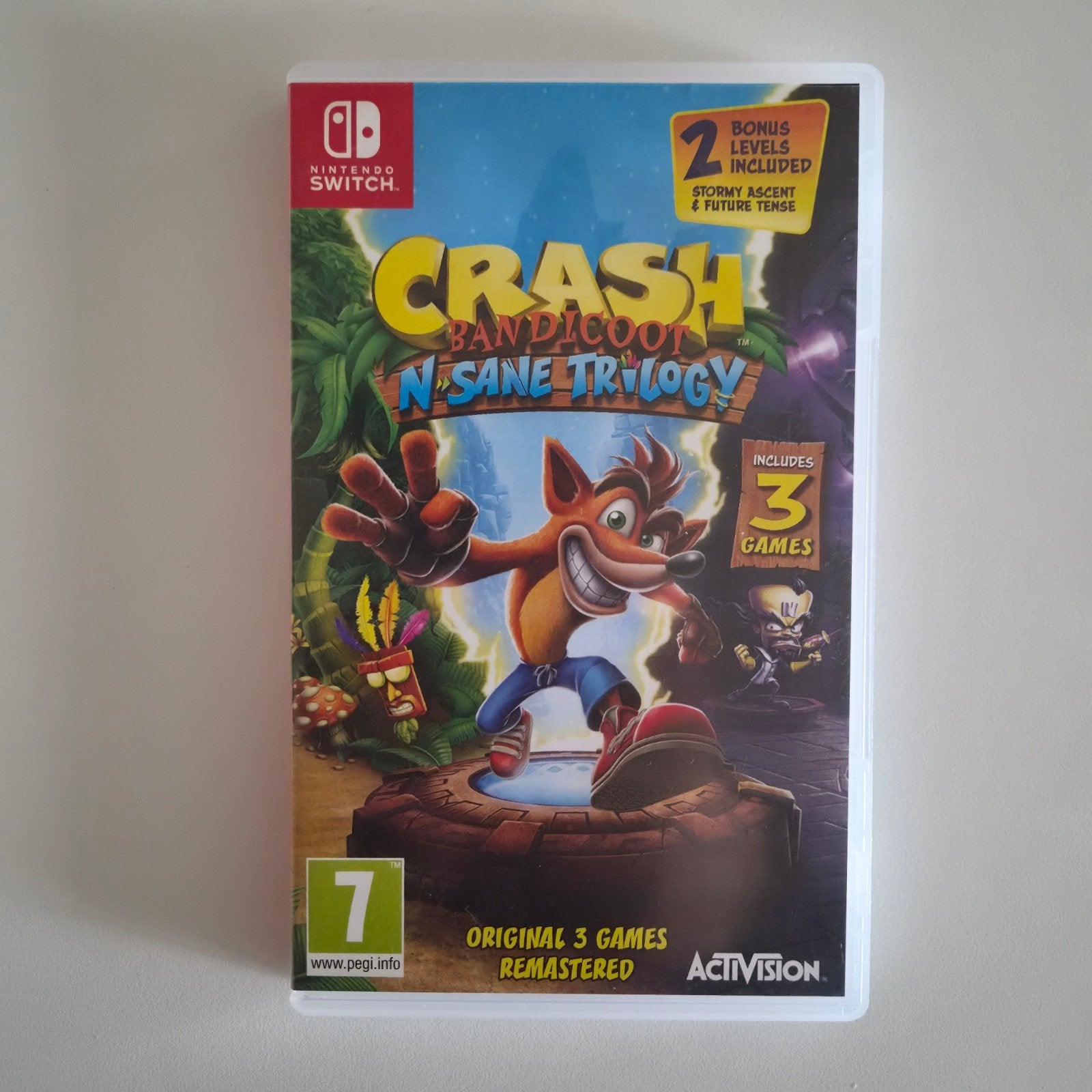 Crash Bandicoot N. Sane Trilogy - Nintendo Switch, Spelcomputers en Games, Games | Nintendo Switch, Avontuur en Actie, 1 speler