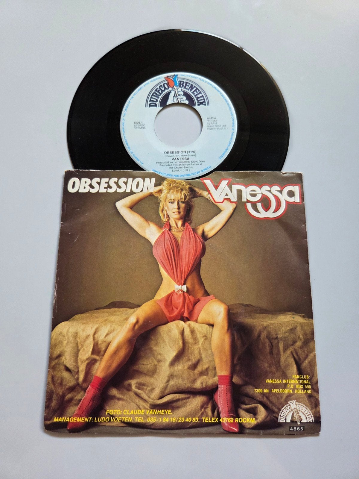 Vanessa - Obsession, Ophalen of Verzenden, Gebruikt, 7 inch, Single