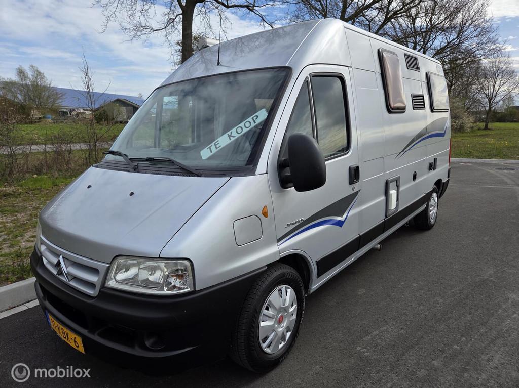 Possl Duett L buscamper 2006 128pk 560cm, 2x Airco, Caravans en Kamperen, Campers, Buscamper of Camperbus, Pössl, Bedrijf, Koelkast