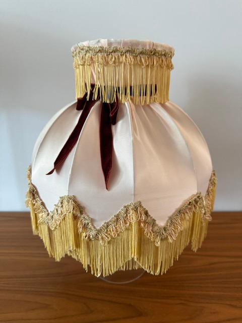 Lampenkap, barok, rococo, brocante, vintage, jr 50/60, Huis en Inrichting, Lampen | Lampenkappen, Zo goed als nieuw, 50 cm of meer