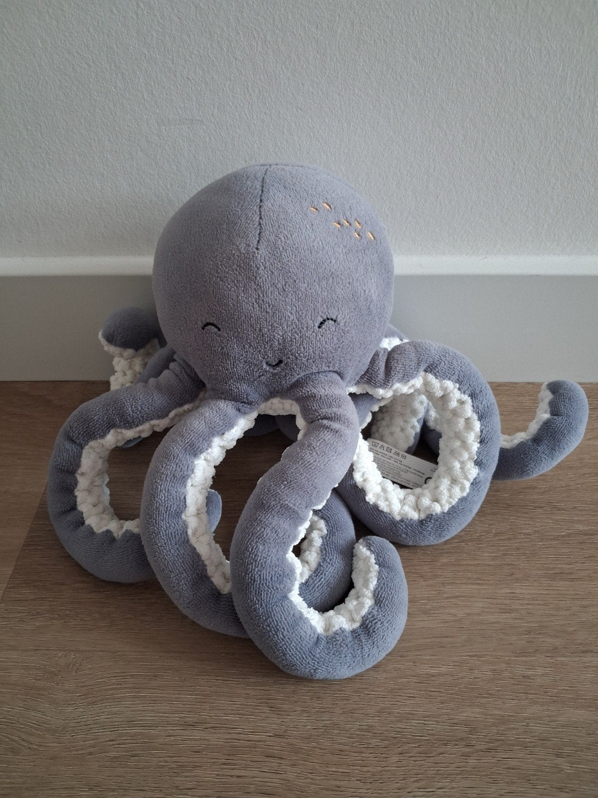 Knuffel Little Dutch octopus Ocean blue blauw L1598, Kinderen en Baby's, Speelgoed | Knuffels en Pluche, Ophalen of Verzenden