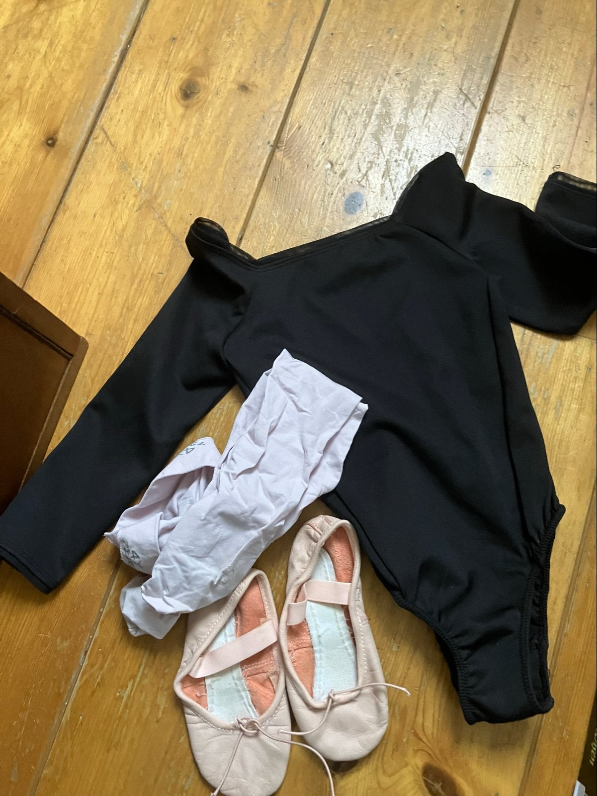 Balletpakje meisje 3 jaar met schoentjes en maillot, Ophalen of Verzenden, Gebruikt, Kleding