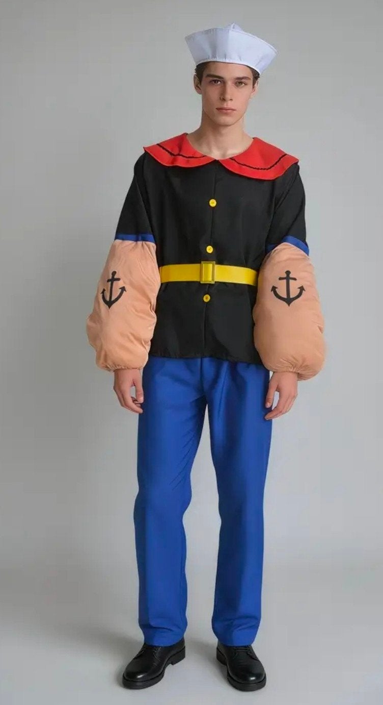 popeye outfit / kostuum, Kleding | Heren, Ophalen of Verzenden, Zo goed als nieuw