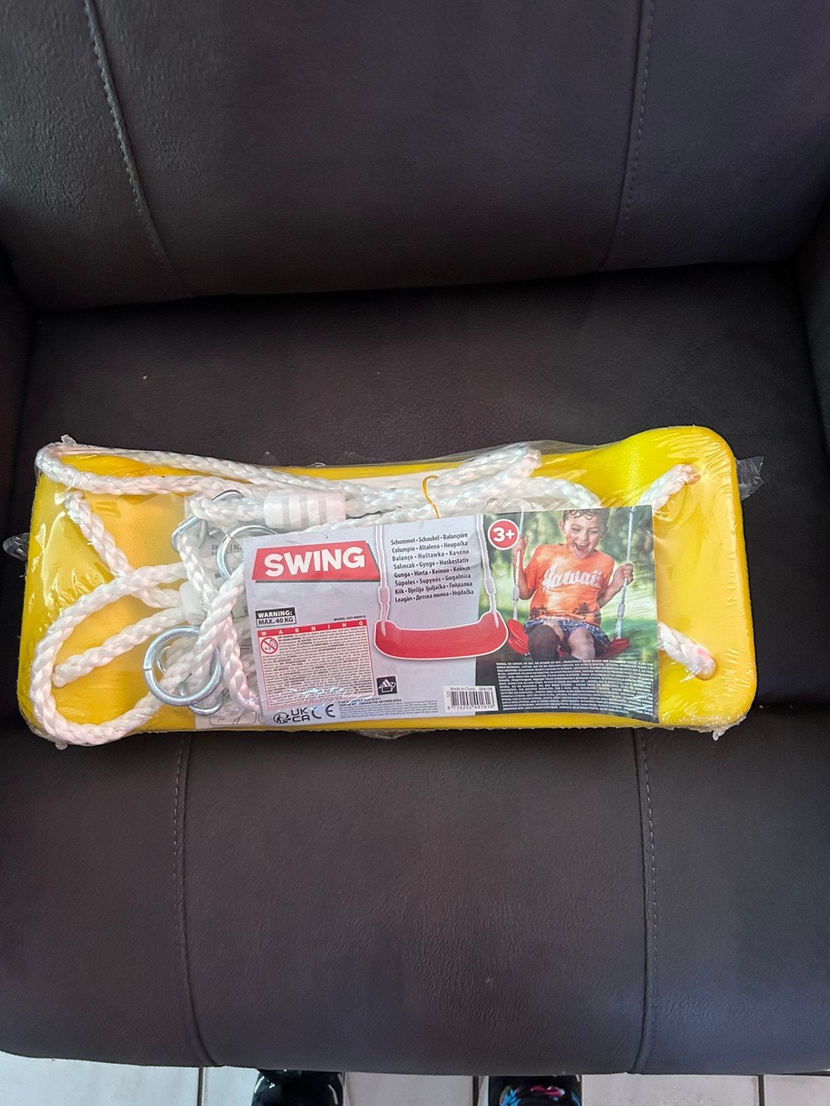 NIEUWE SWING KINDERSCHOMMEL 40KG, Ophalen of Verzenden, Nieuw, Schommel