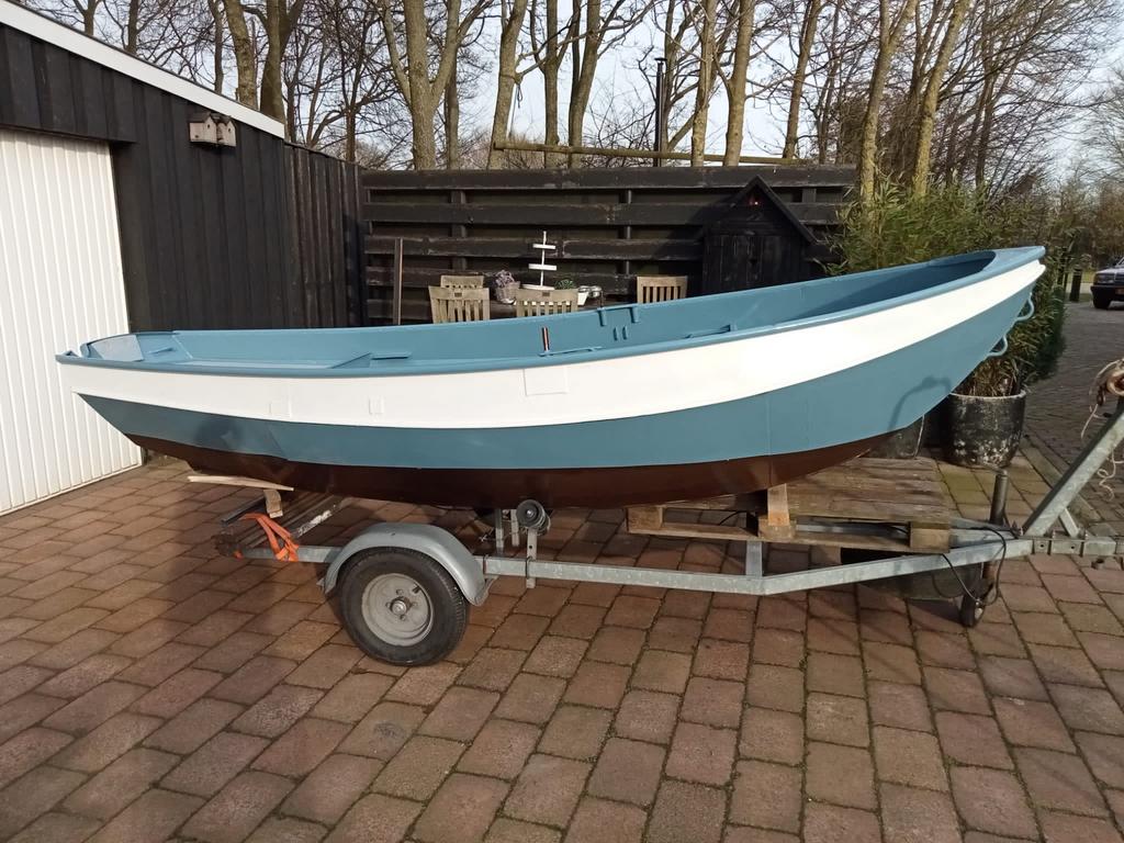 Schippersflat roeiboot – echte Beenhakker, Ophalen, Gebruikt, Overige typen, Motorboot