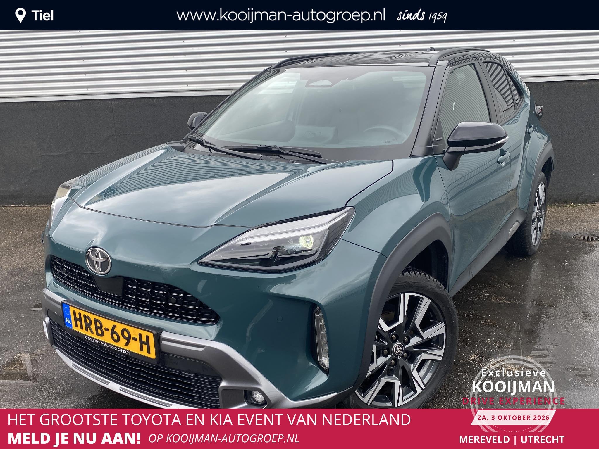 Toyota Yaris Cross 1.5 Hybrid 130 Executive PREMIUM PACK NL-, Auto's, Dealer onderhouden, 1195 kg, Gebruikt, Leder en Stof