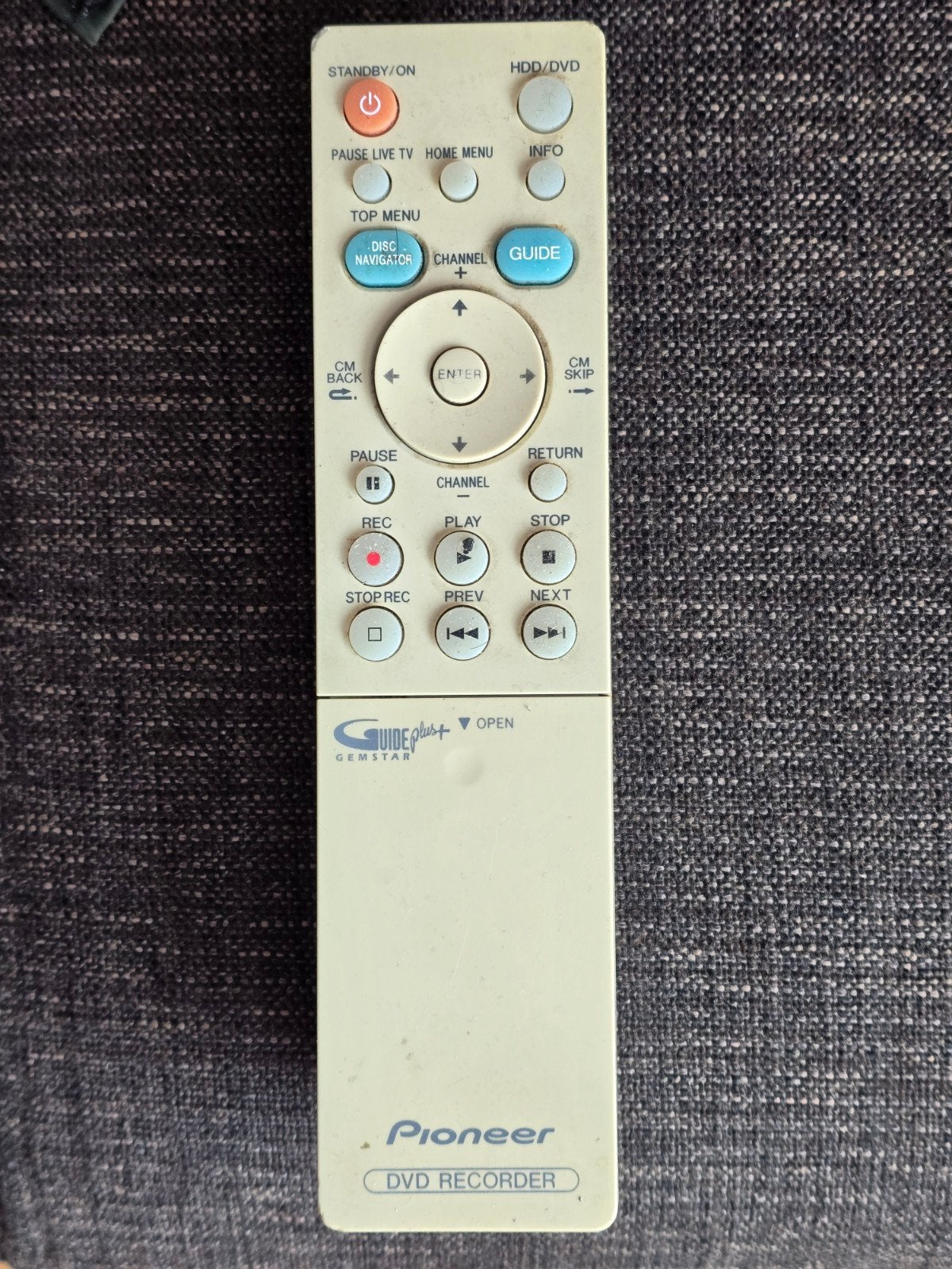 Pioneer VXX3129 DVD HDD recorder speler afstandsbediening, Ophalen of Verzenden, Gebruikt, Origineel, Dvd